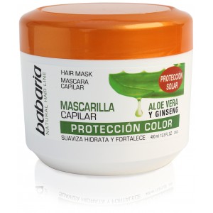 BABARIA MASCA GINSENG CU PROTECTIE SOLARA  PENTRU PAR VOPSIT 