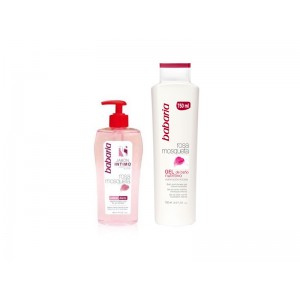 SET GEL DE DUS SI GEL INTIM - BABARIA ROSA MOSCHETA