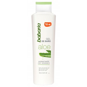 BABARIA GEL DE DUS HIDRATANT CU ALOE VERA PENTRU PIELE SENSIBILA